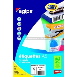 96 tiquettes 97 x 46 mm